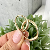 Wavy Hoop Earrings 10K Gold