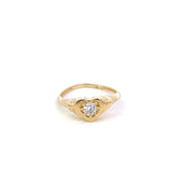 Heart shape 10K Ring