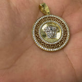 Medusa Pendant 10K Gold 30x30mm