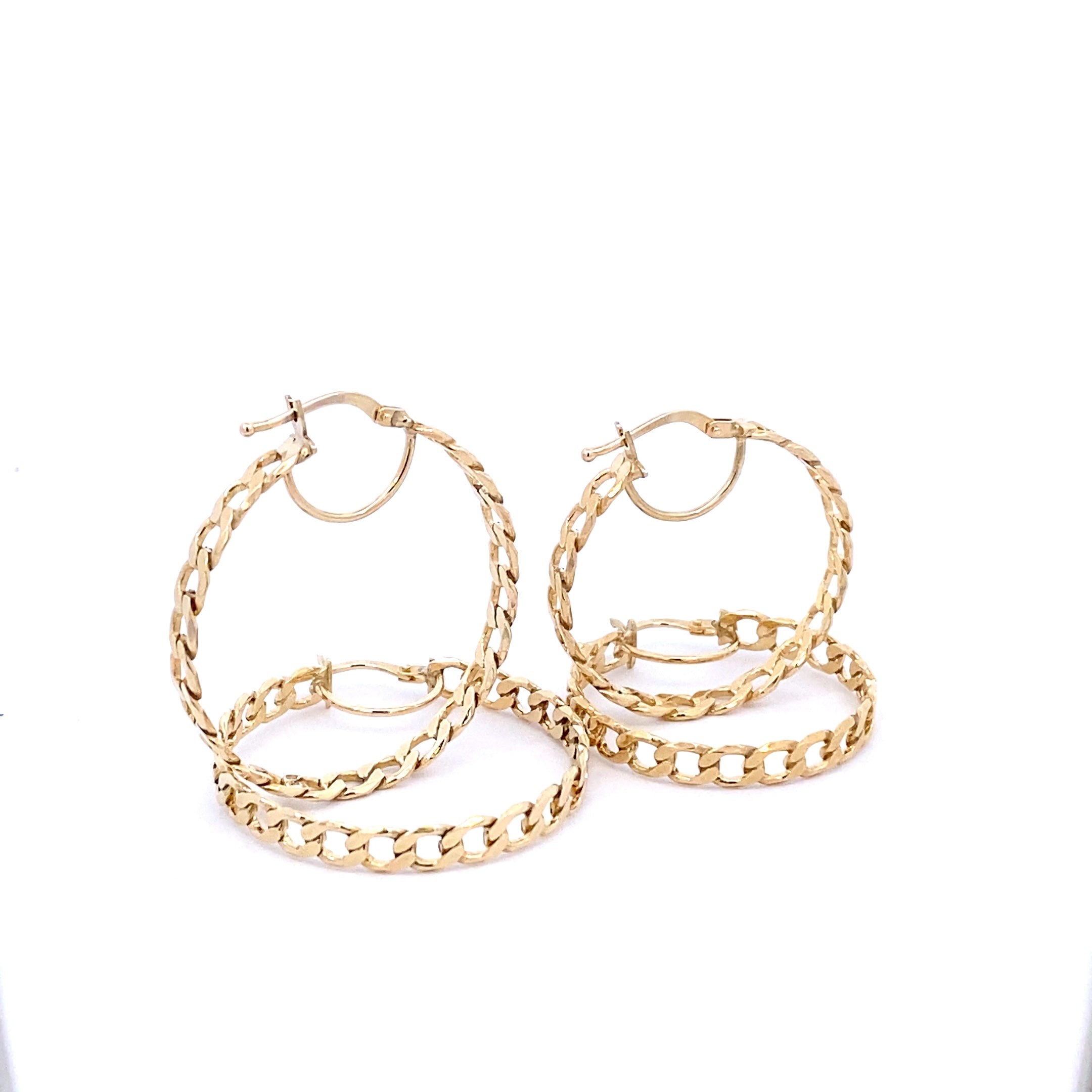 Rolo Bella Hoop Earrings 10k Gold