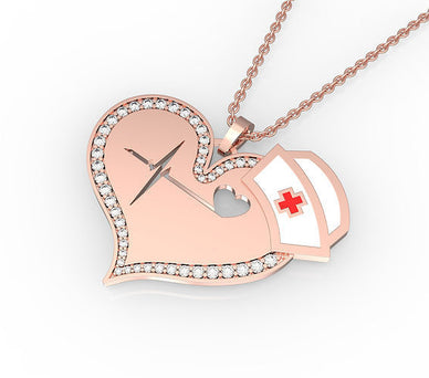 Gold medical necklace deals
