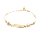 10K Gold Felicia Baby Bracelet