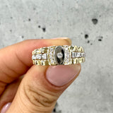 Men Ring 10K Gold oyster