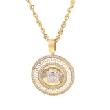 Medusa Pendant 10K Gold 30x30mm