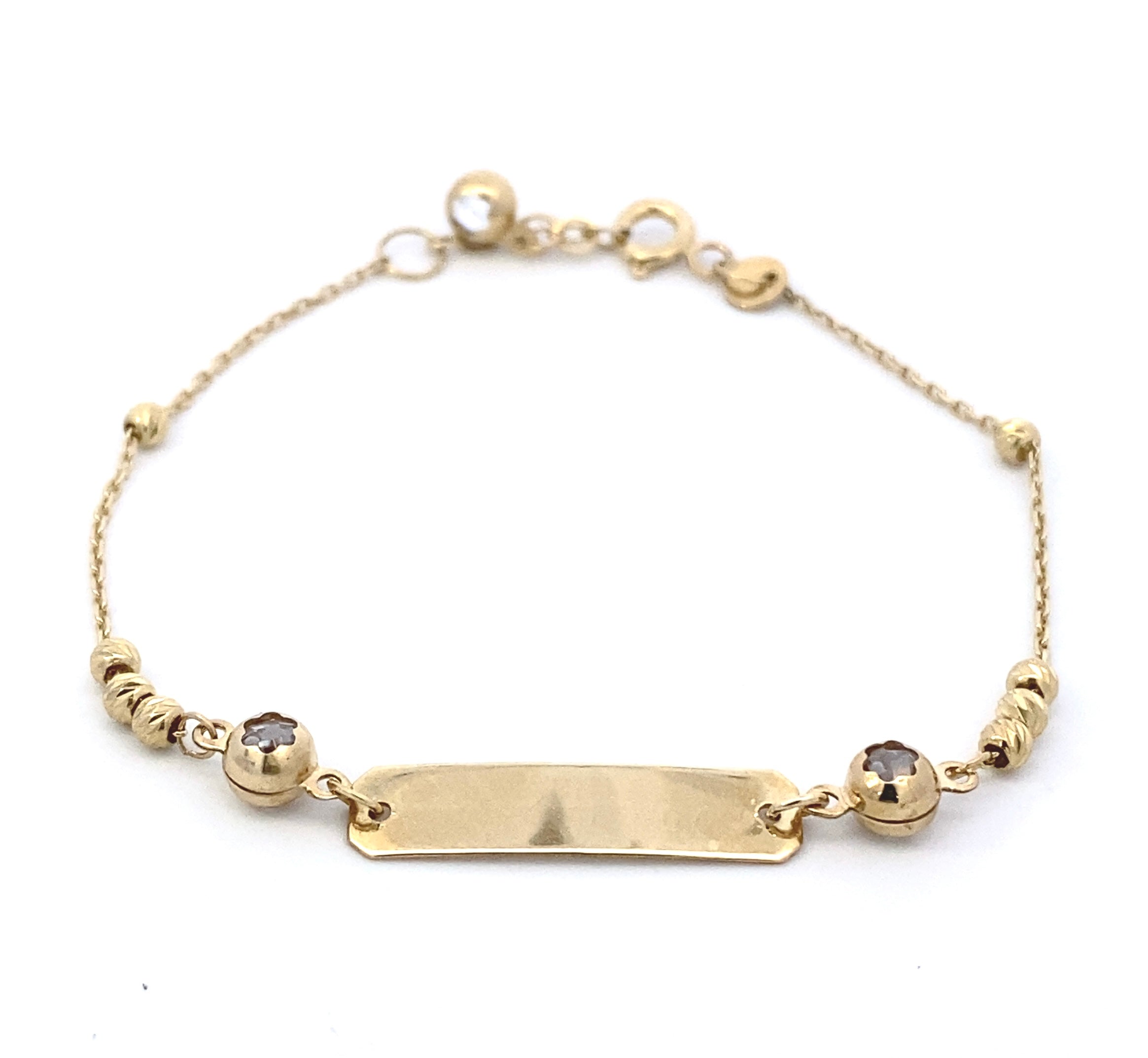 10K Gold Felicia Baby Bracelet