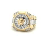Shiny Medusa Ring 10K Gold