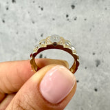 Men Ring 10K Gold oyster
