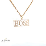 BOSS Gold Pendant Gold 10k