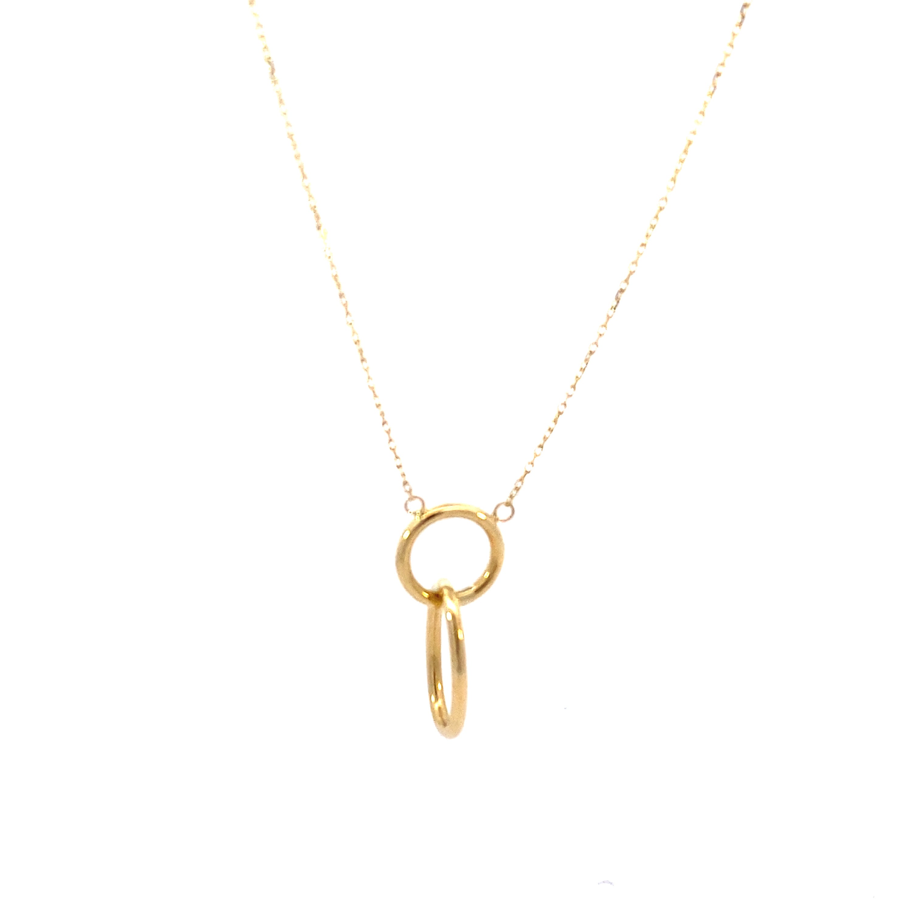 Interlocking Necklace 18K Gold