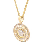 Medusa Pendant 10K Gold 30x30mm