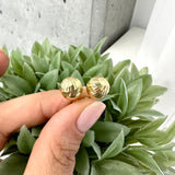 10MM Ball Earrings In 10kt Yellow Gold