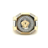 Shiny Medusa Ring 10K Gold