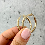 Classic Hoop Earrings 10K Gold