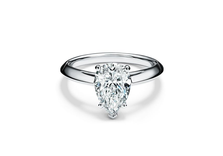 Pear Shape Diamond Engagement Ring