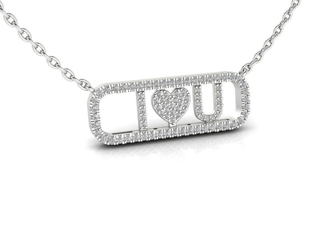 Collier Je t'aime Or 14K