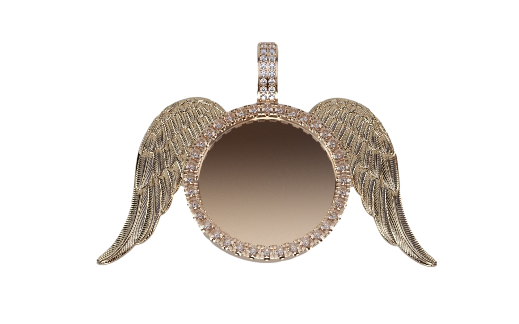 Angel Wings Diamond Pendant