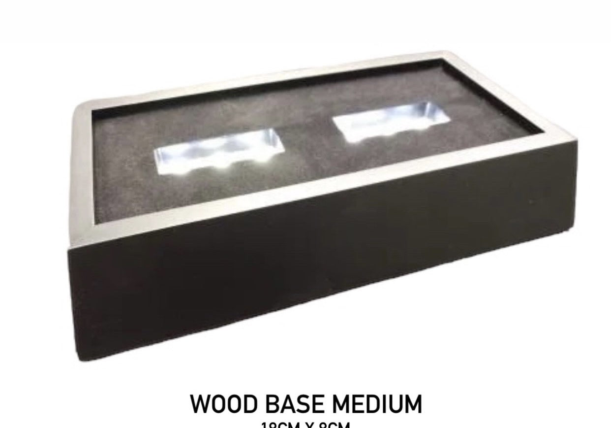 3D Crystal Wide Large Mantel 18x12cm 1 to 7 People