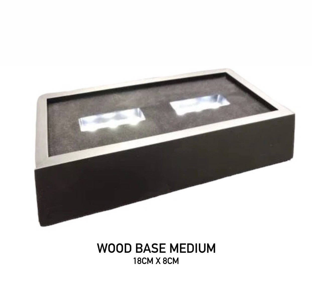 3D Crystal Wide Mini Mantel 15x10cm 1 to 6 People