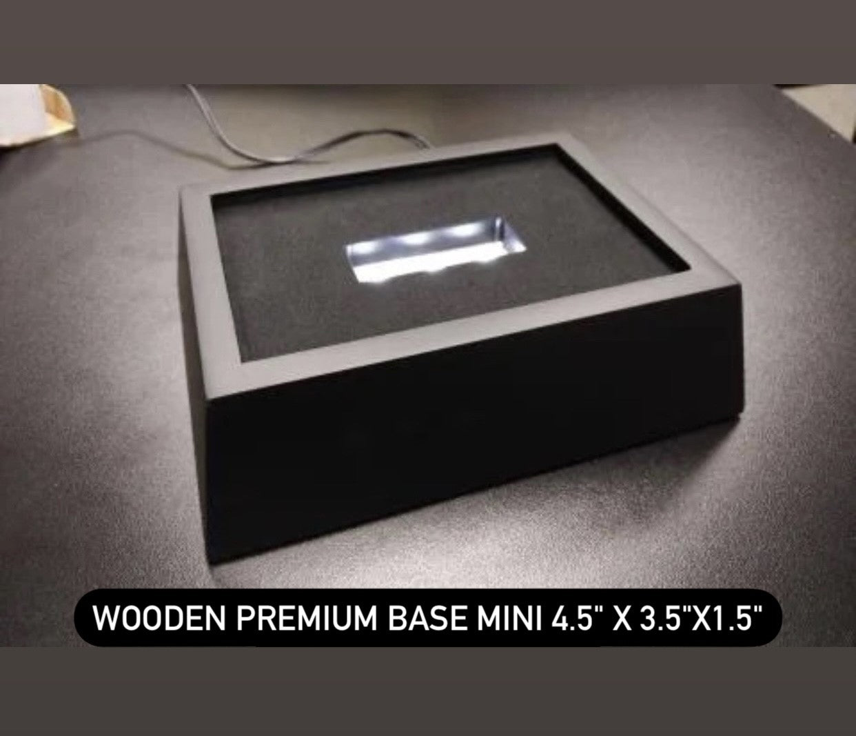 Crystal Rectangle Wide 9x6cm 1 to 3 People